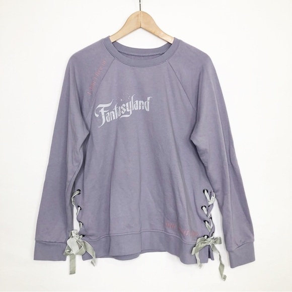 Disney parks, lavender fantasyland sweatshirt - Picture 8 of 10